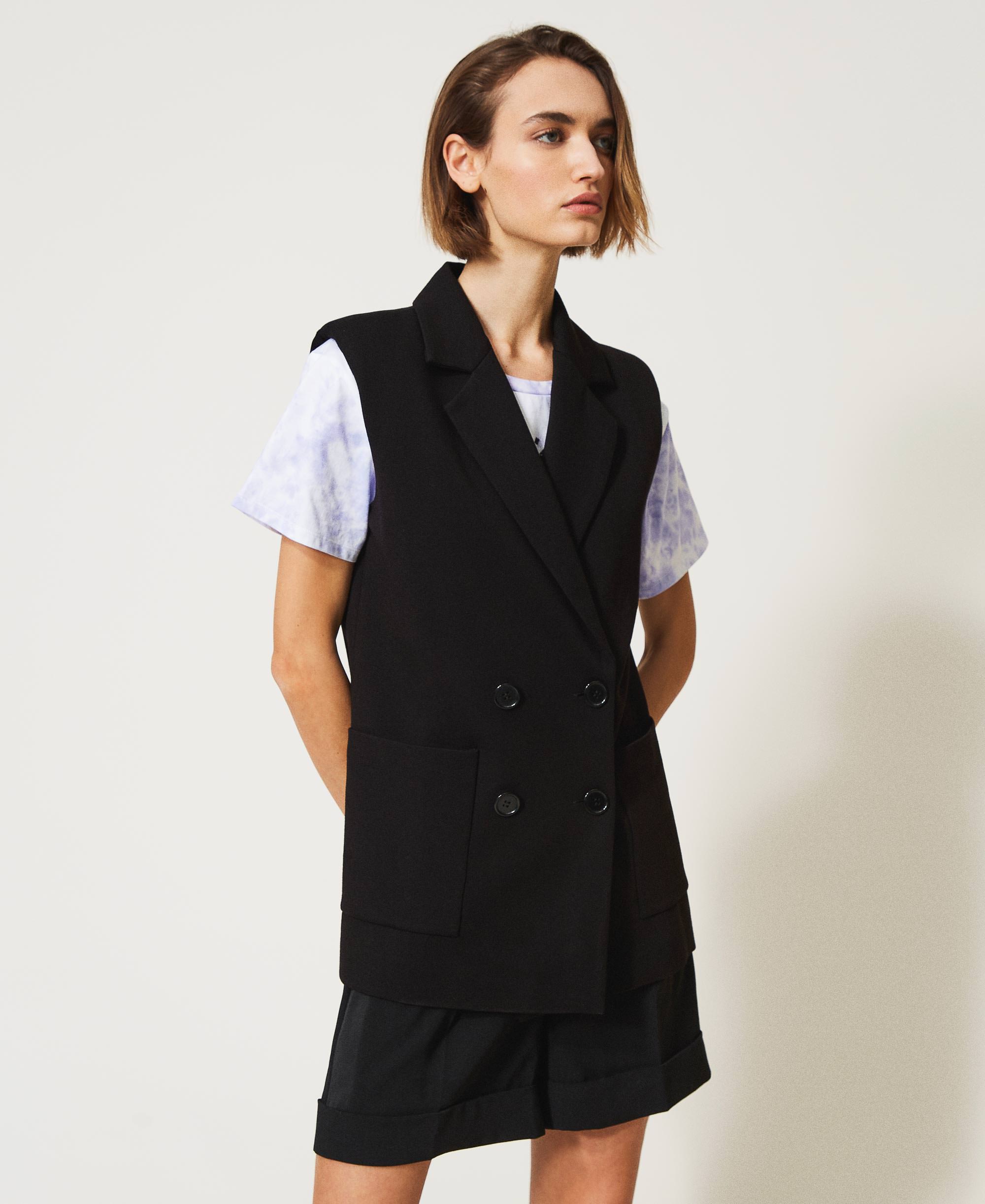 Oversize waistcoat with pockets, Actitude | TWINSET Milano