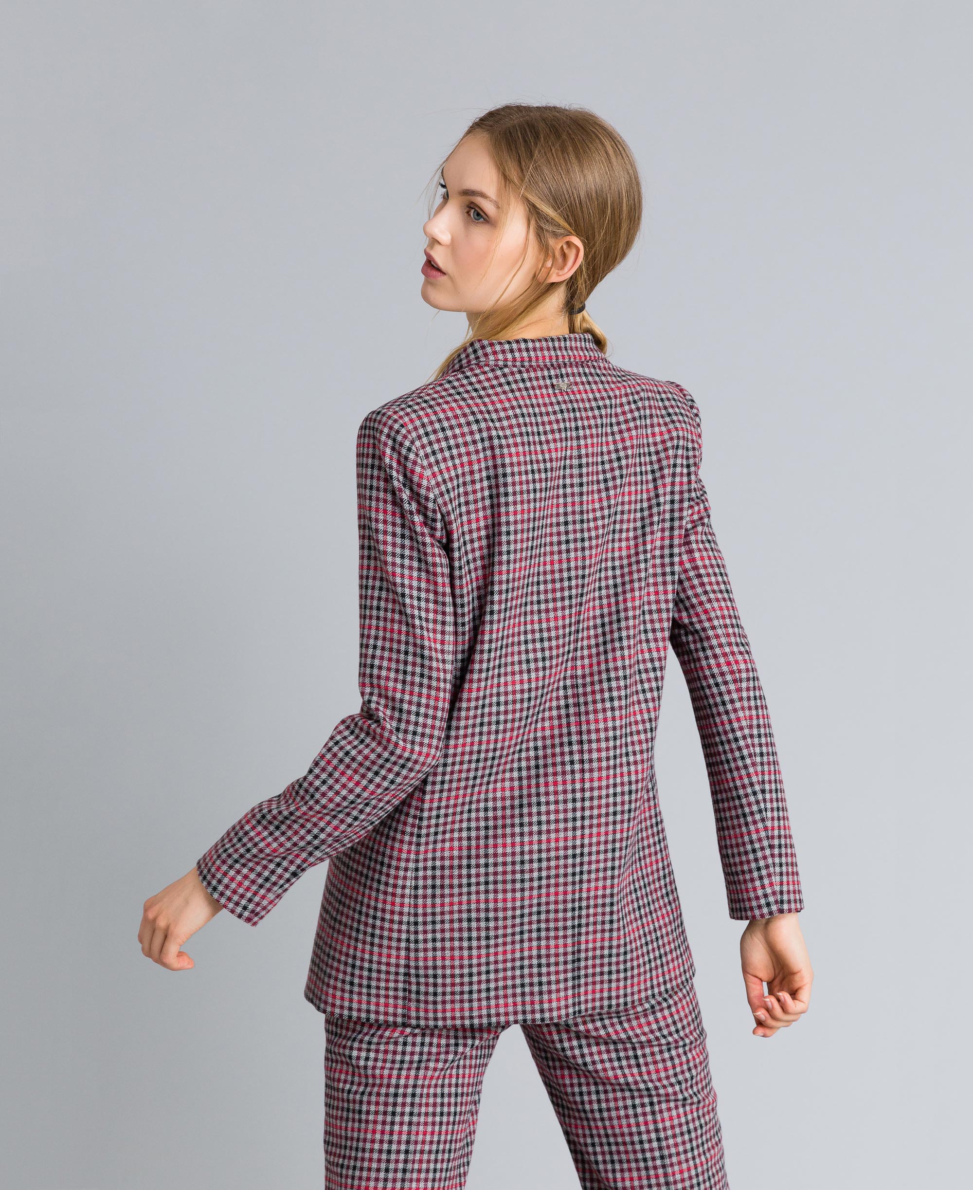 Chaqueta de franela de cuadros