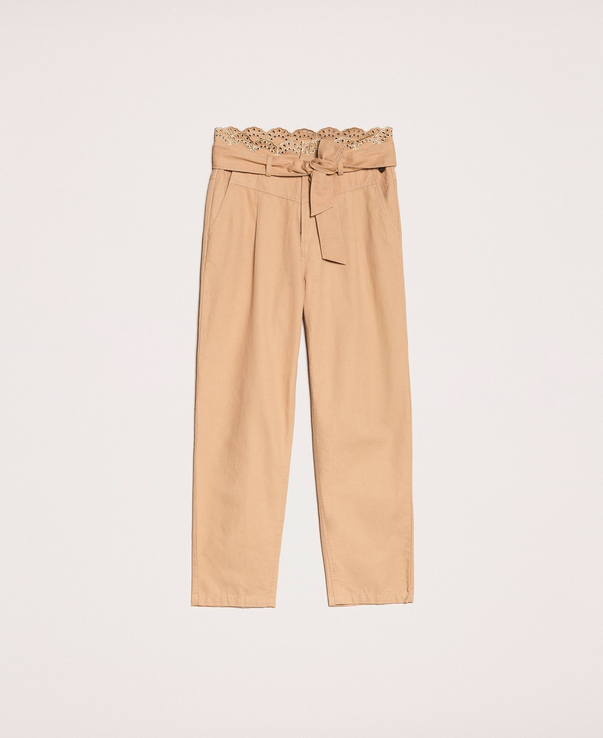 Pantaloni In Sangallo Geometrico Pia main image 0