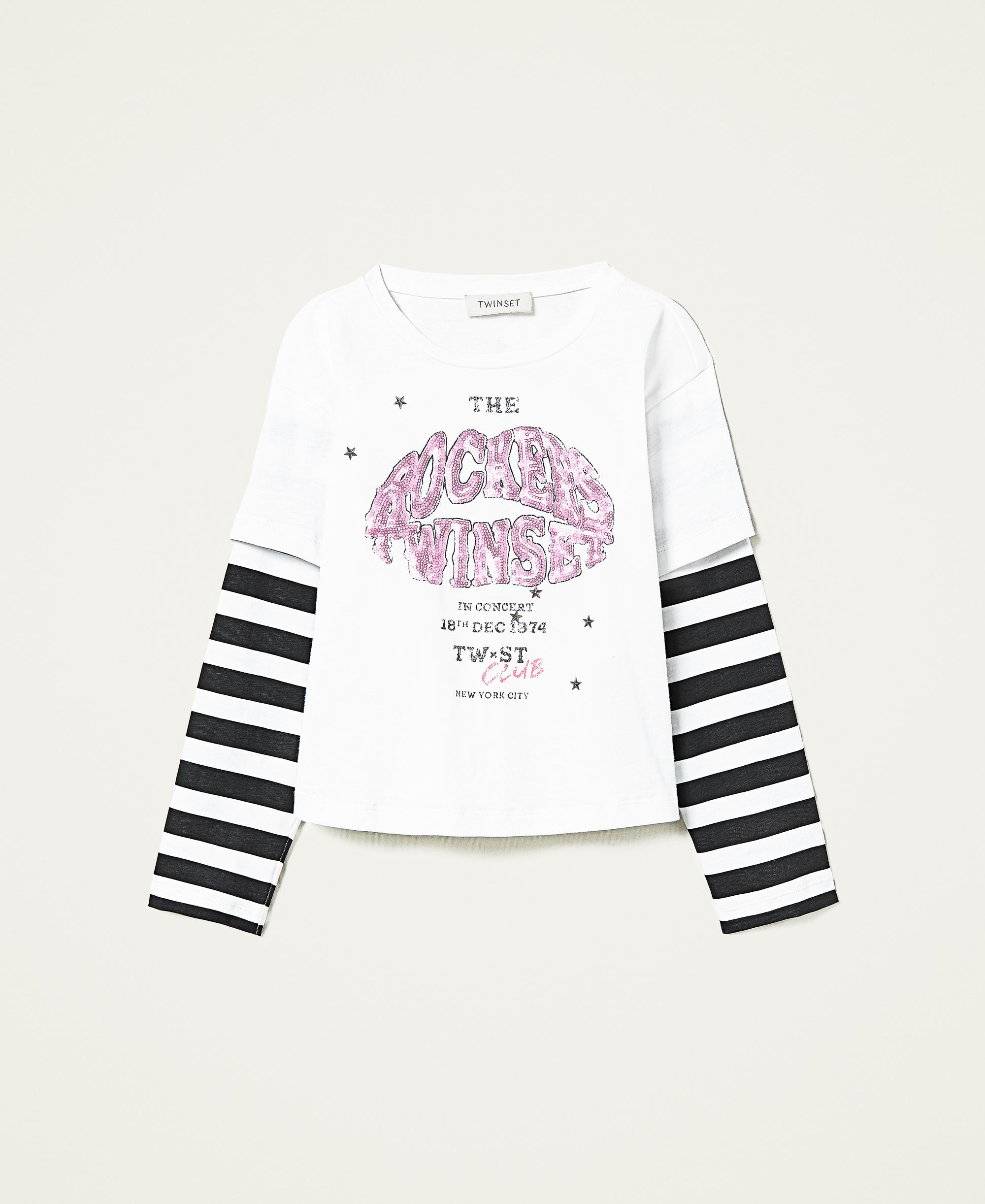 white sequin t shirt