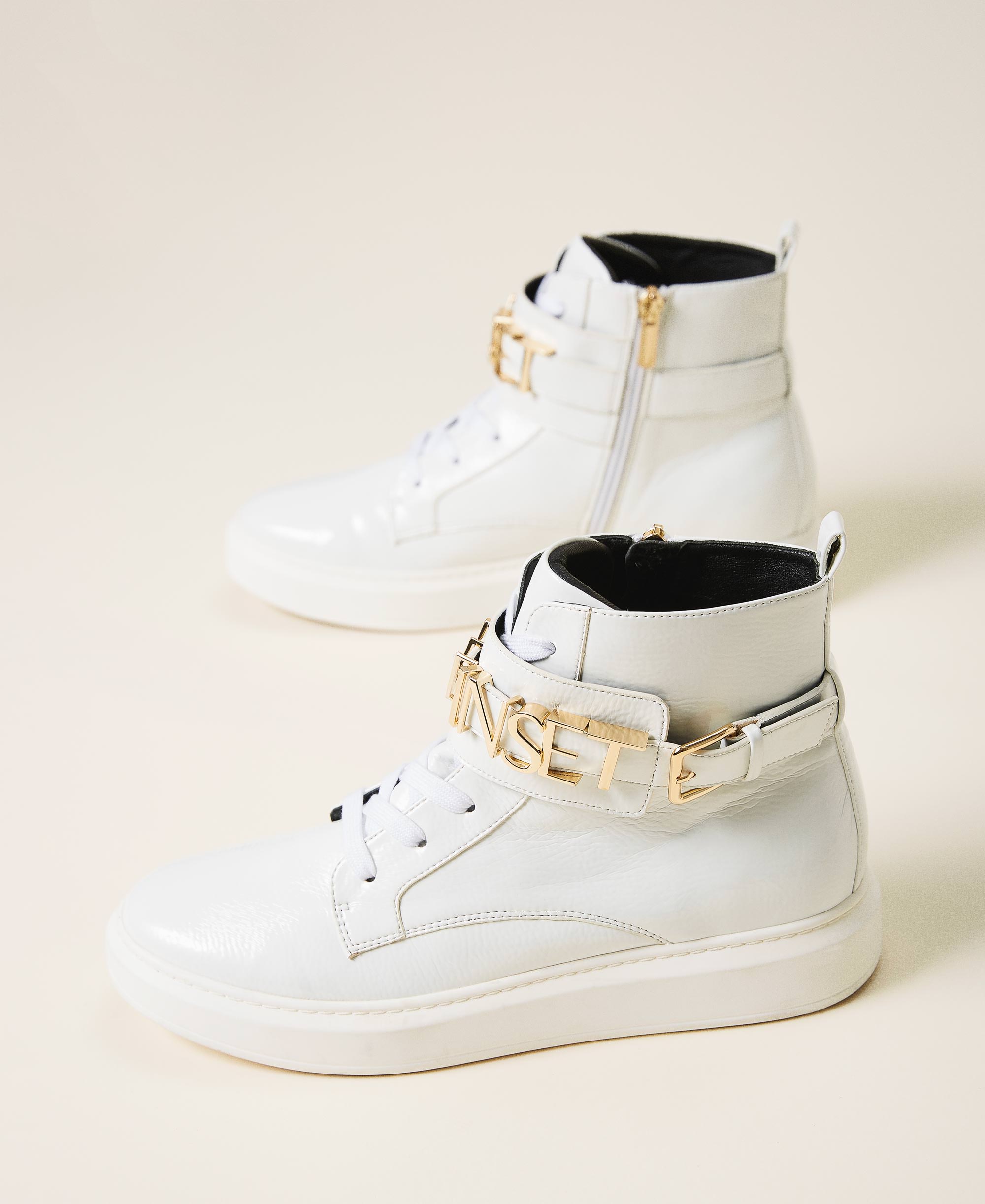 white trainers high top