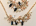 Multi-string necklace with beads Multicolour "Lipstick Red" Woman 191TO5342-C