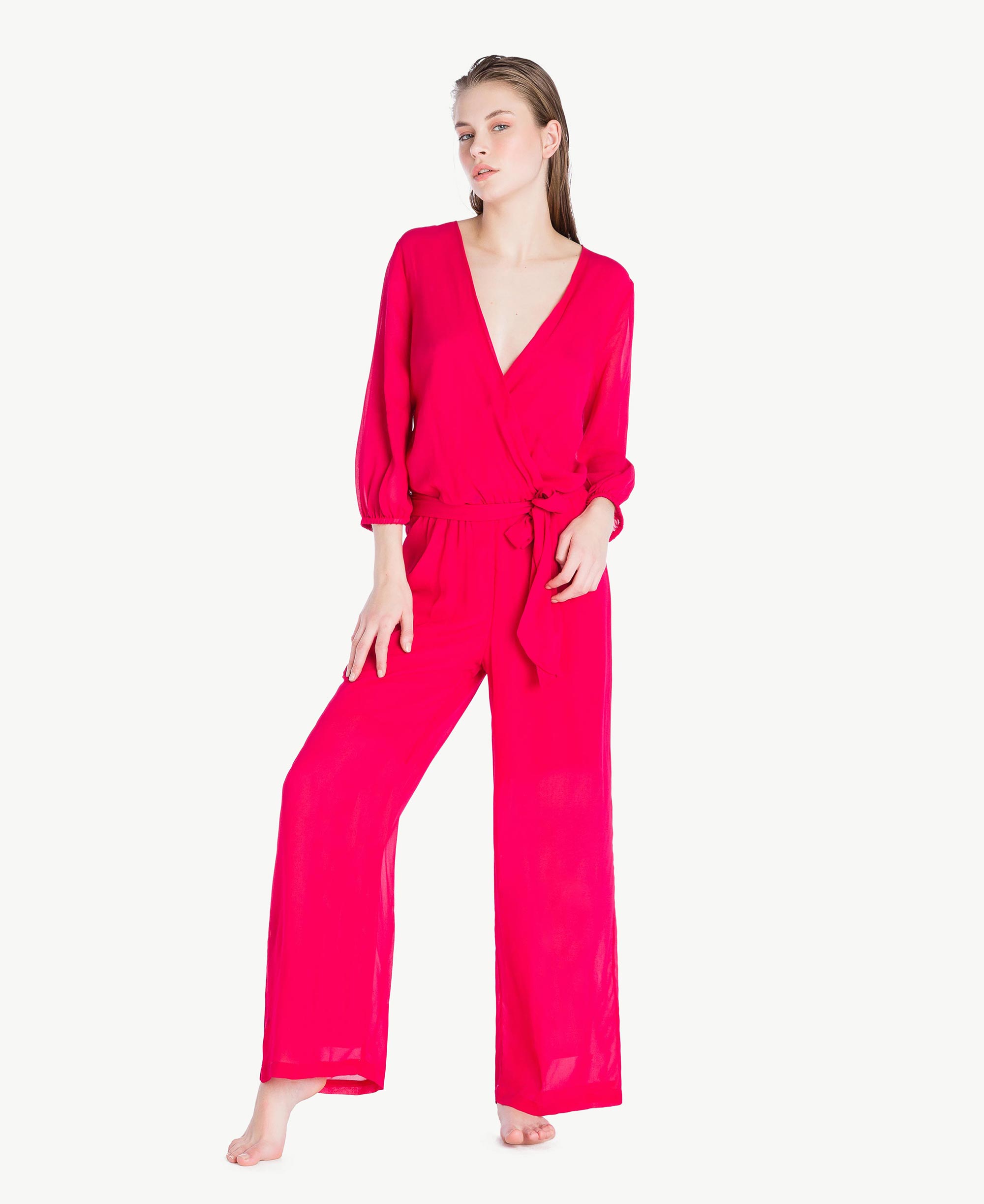 Jumpsuit aus Viskose