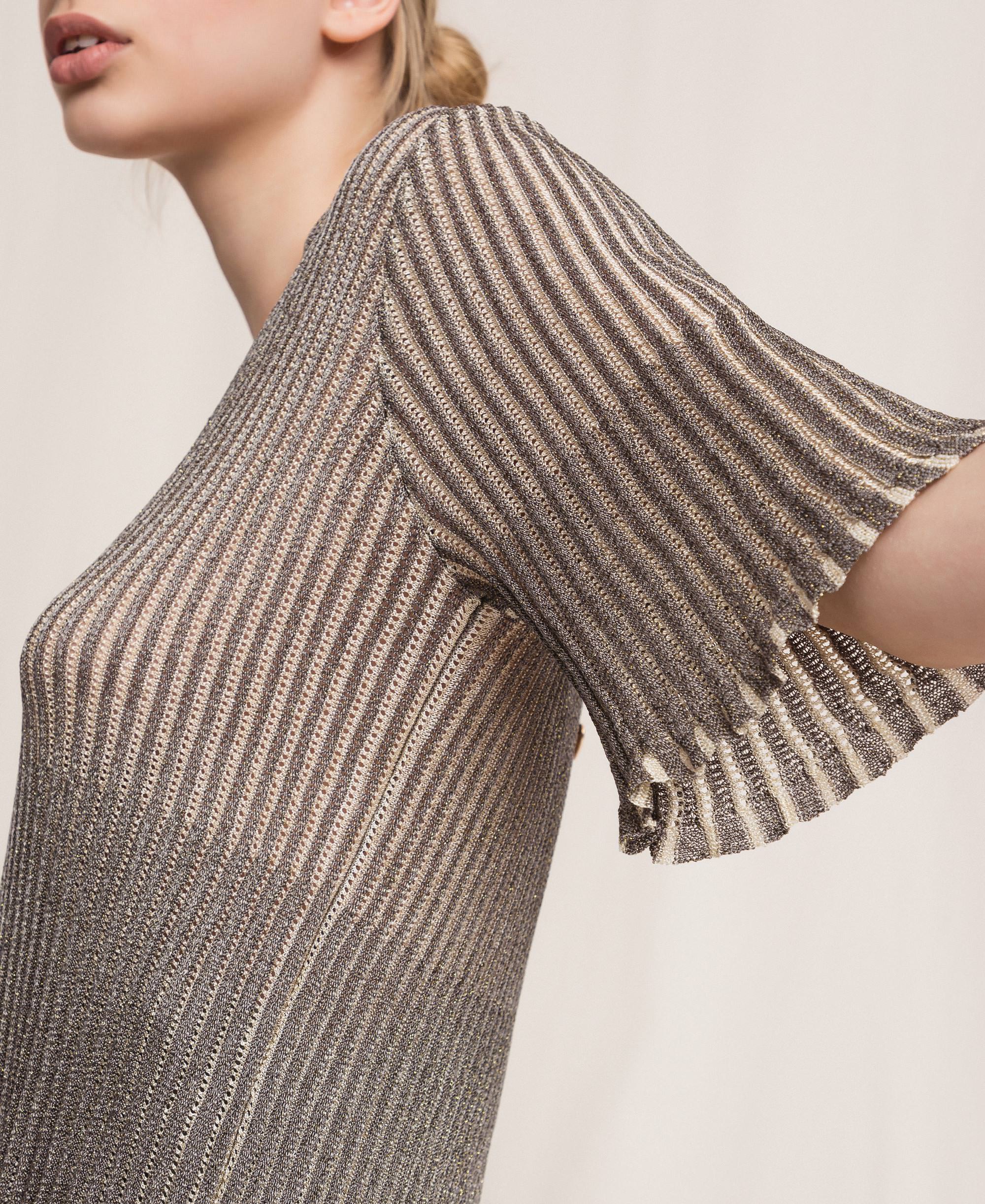 Streepjesblouse lurex main image 1
