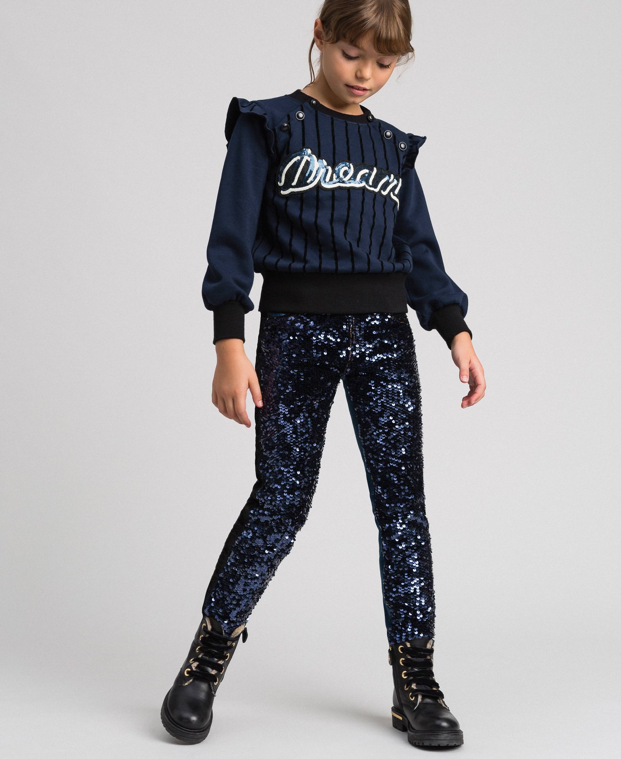 Skinny jeans with sequins