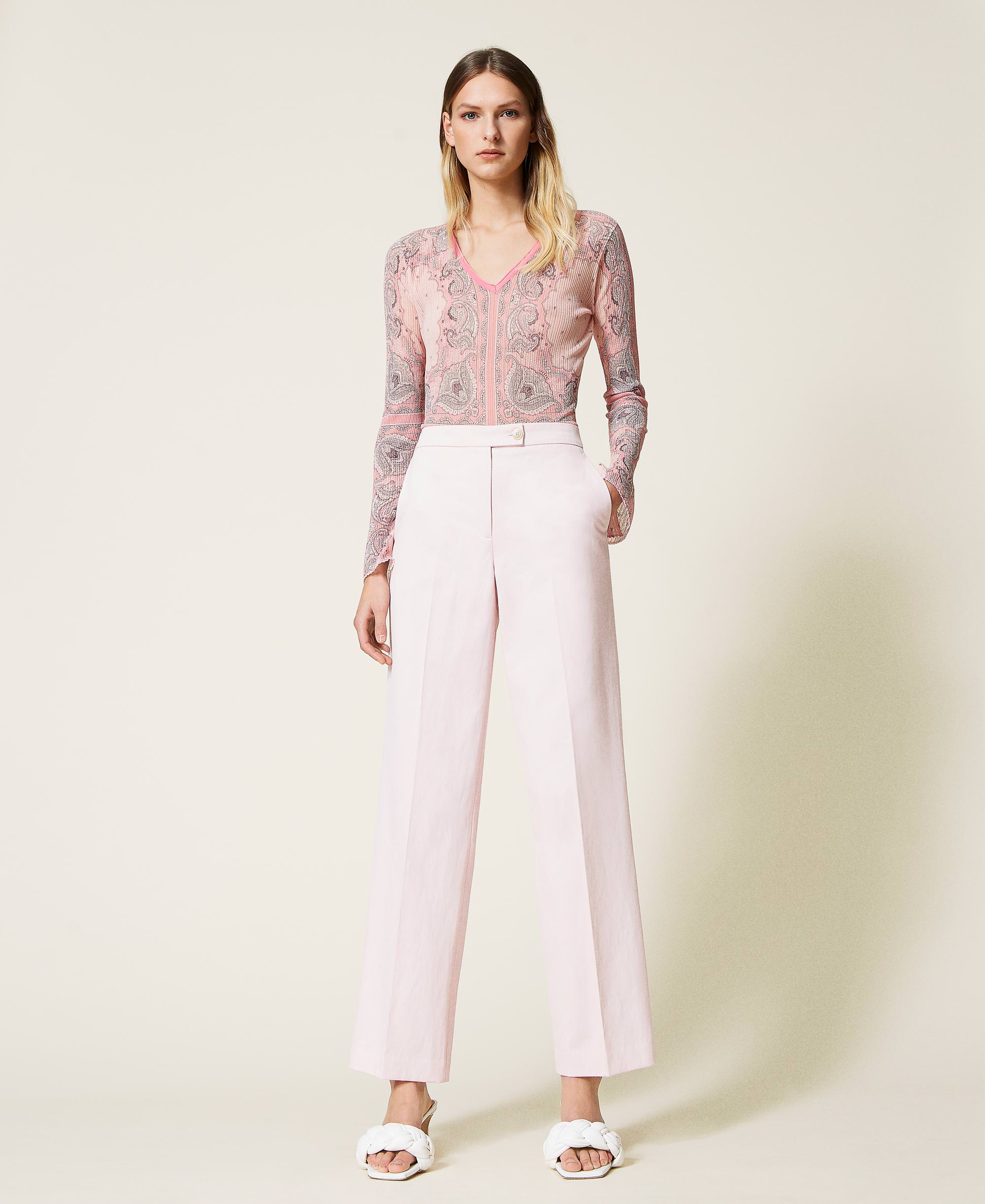 Matte Pearl Trouser