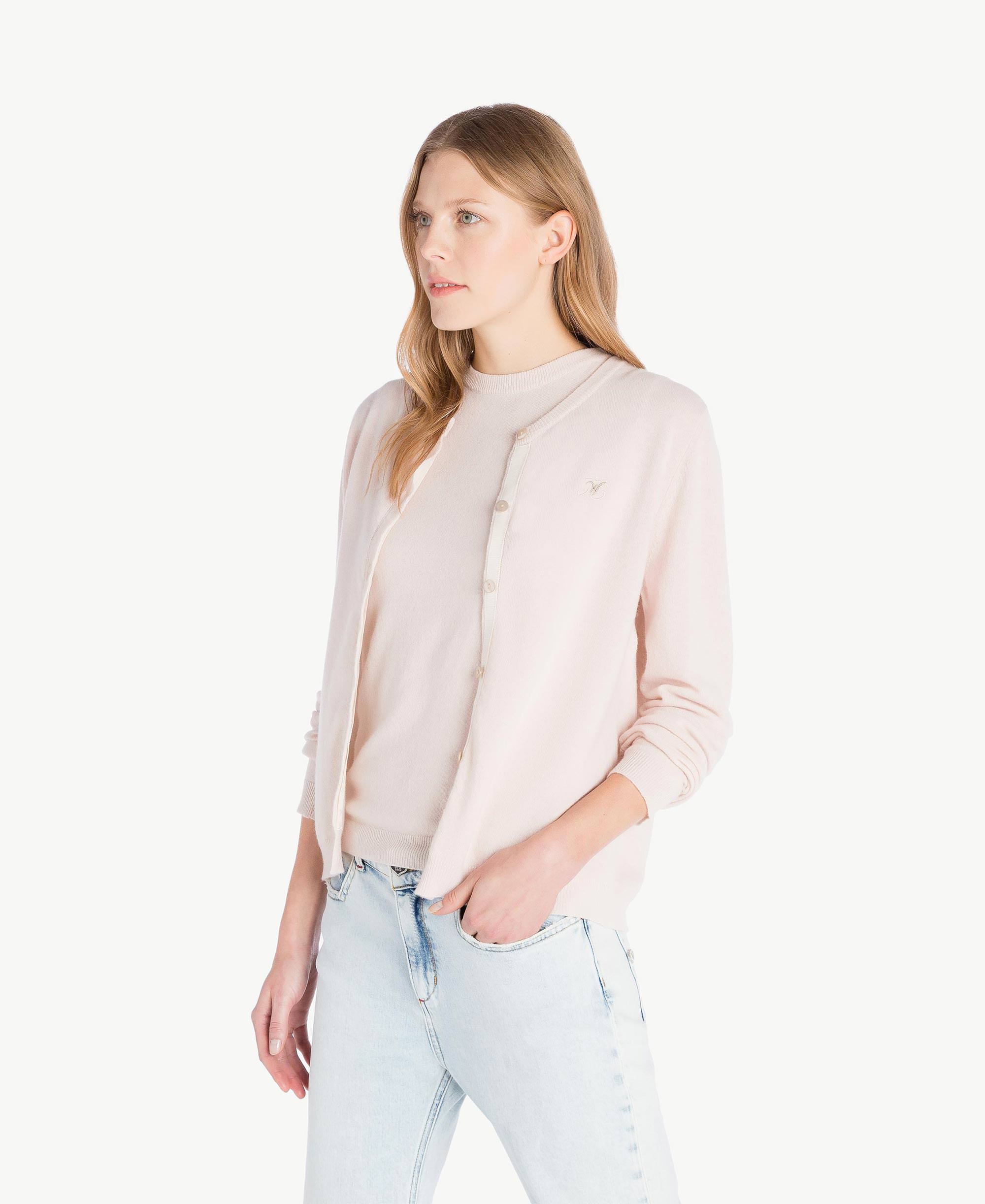 Cashmere cardigan and top