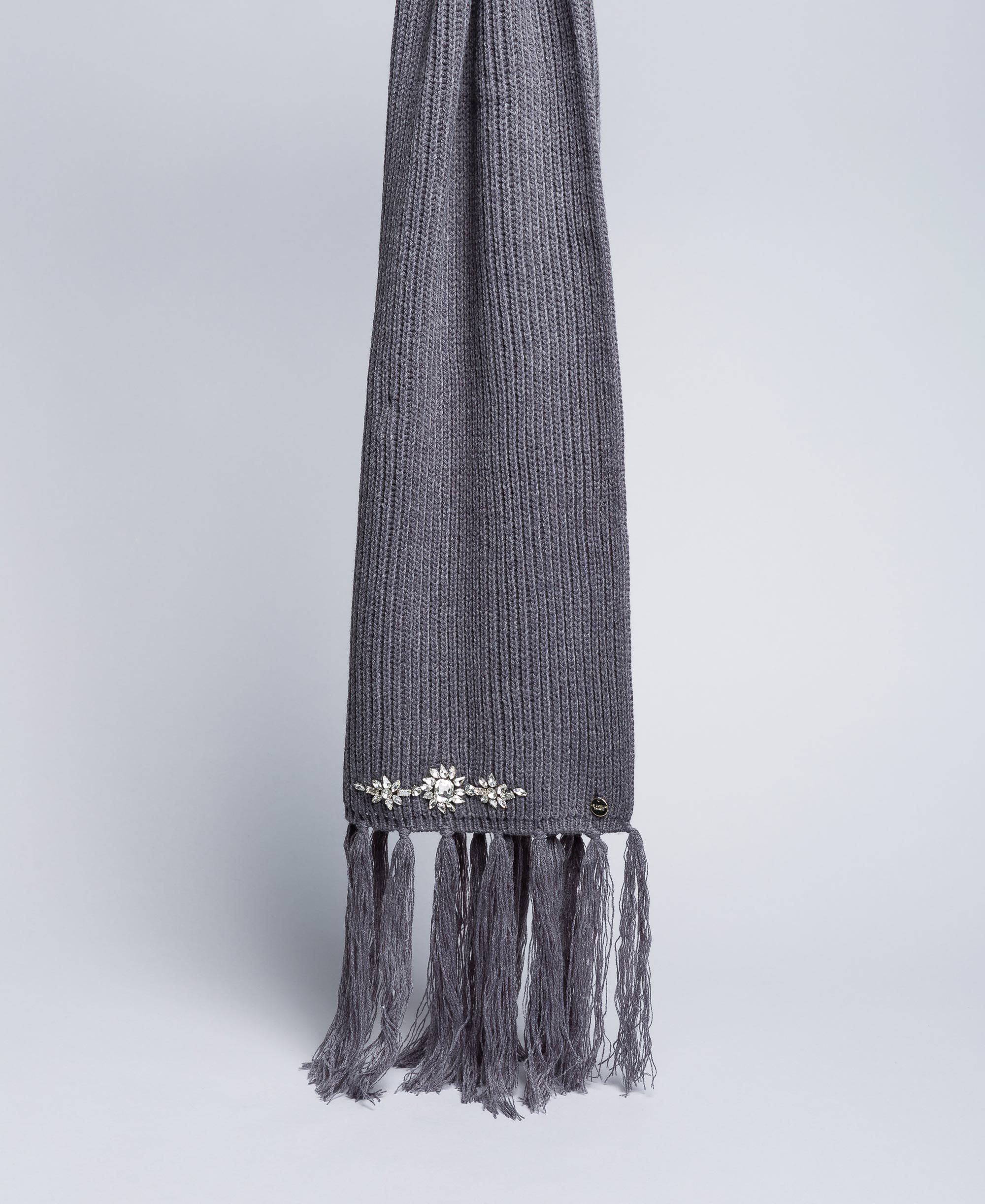 BLACK COLOUR Bcdell Knitted Scarf Natural main image 1