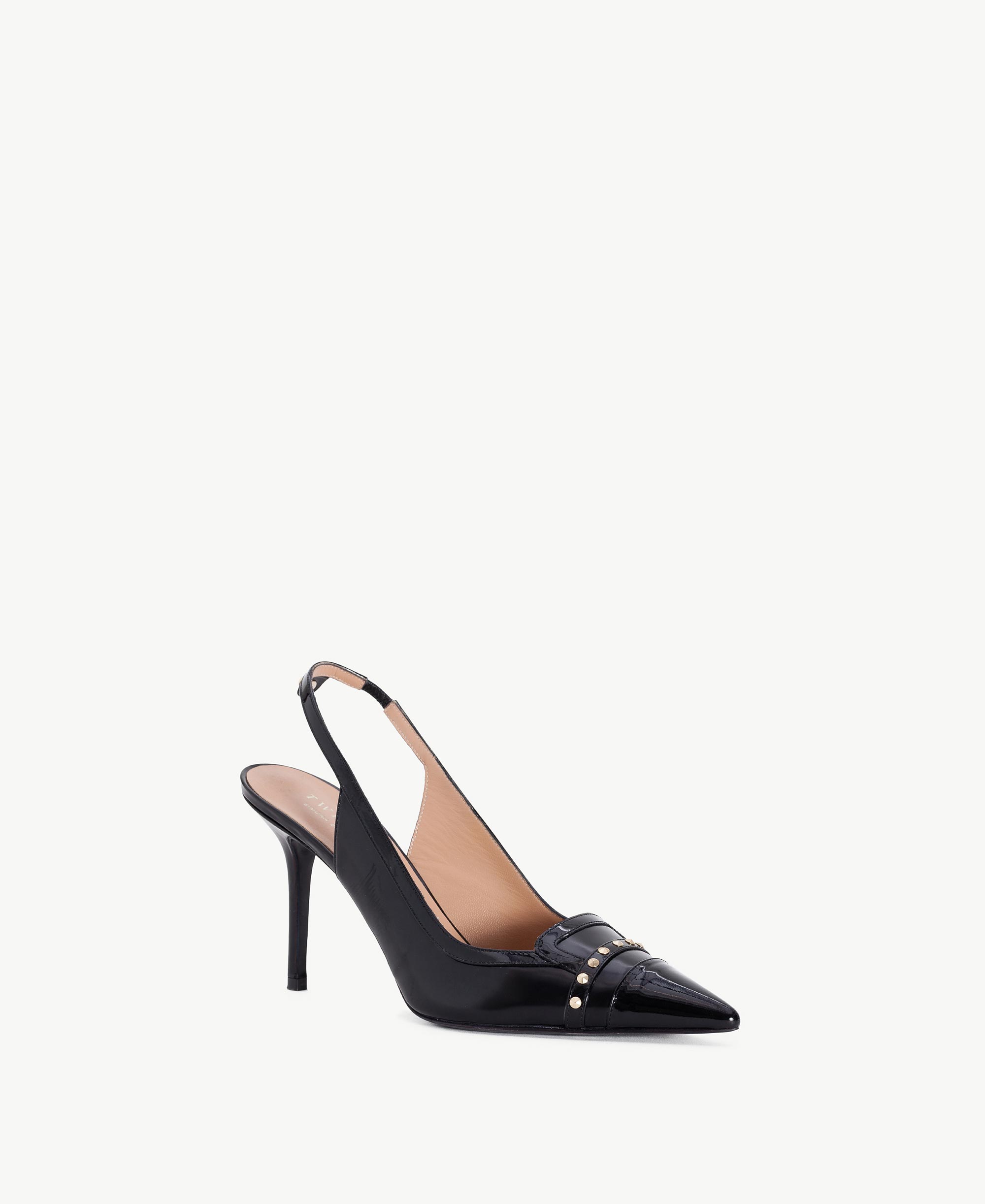 Studded Court Heels Outlet, 53% OFF 